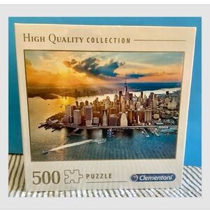 Brand New Clementoni (Italy) - High Quality New York 500 Piece Puzzle